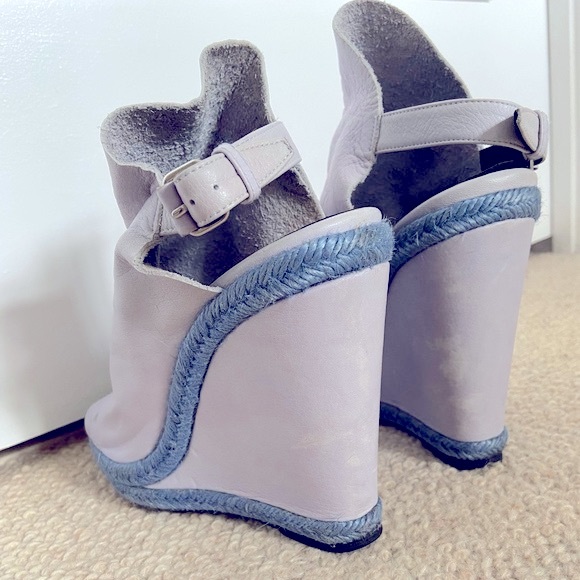 BALENCIAGA slip on wedge heels size 9 - Picture 4 of 9